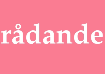 Synonym rådande