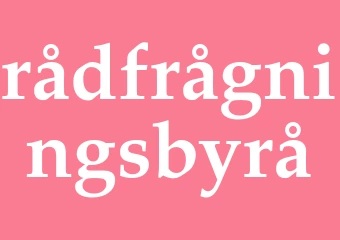 Synonym rådfrågningsbyrå