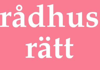 Synonym rådhusrätt