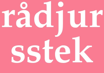 Synonym rådjursstek