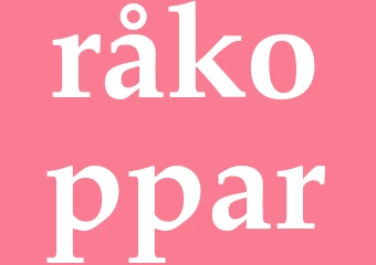 Synonym råkoppar