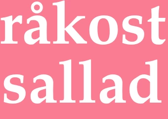 Synonym råkostsallad