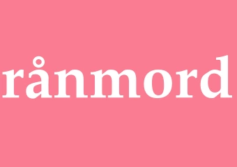 Synonym rånmord