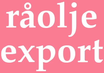 Synonym råoljeexport