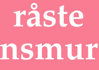 Synonym råstensmur