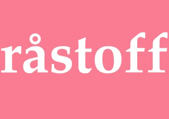 Synonym råstoff