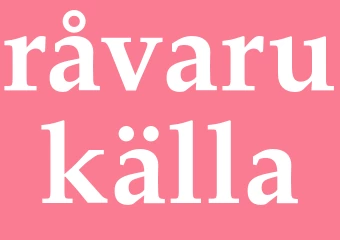 Synonym råvarukälla