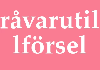 Synonym råvarutillförsel