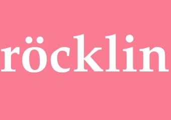 Synonym röcklin