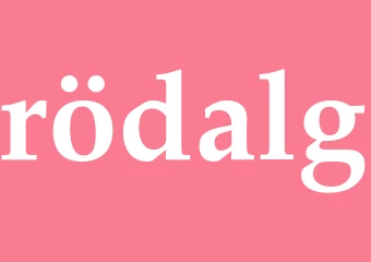 Synonym rödalg