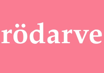 Synonym rödarve