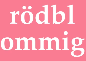 Synonym rödblommig
