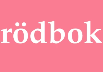 Synonym rödbok