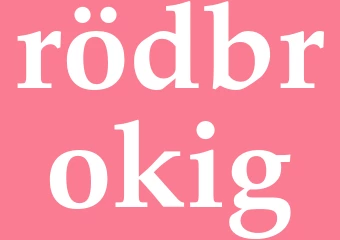 Synonym rödbrokig