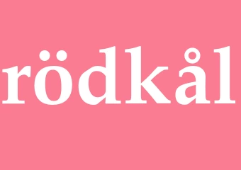 Synonym rödkål