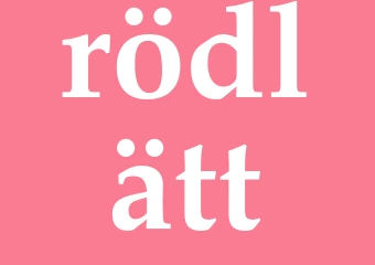 Synonym rödlätt