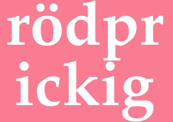 Synonym rödprickig