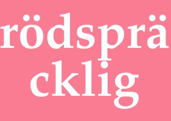 Synonym rödspräcklig