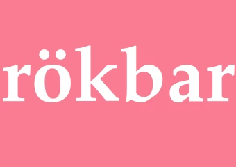 Synonym rökbar