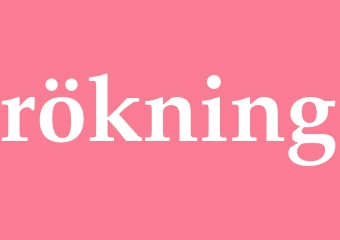 Synonym rökning