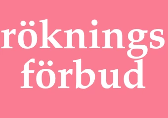 Synonym rökningsförbud