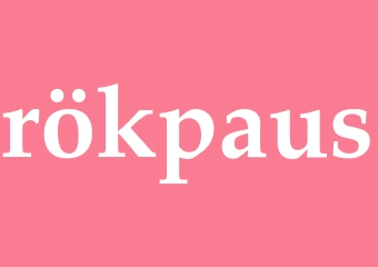 Synonym rökpaus