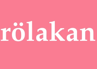 Synonym rölakan