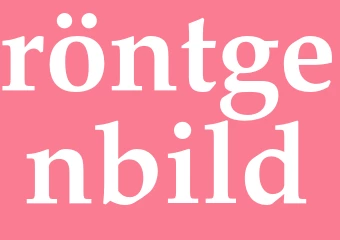 Synonym röntgenbild