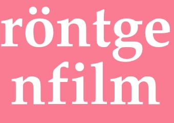 Synonym röntgenfilm