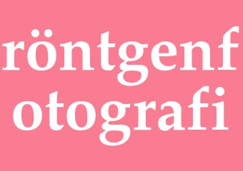 Synonym röntgenfotografi