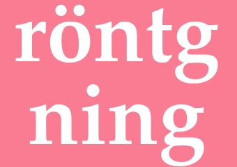 Synonym röntgning
