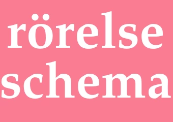 Synonym rörelseschema