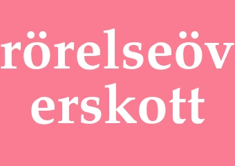 Synonym rörelseöverskott