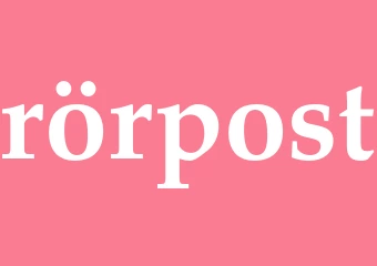 Synonym rörpost