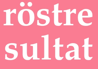 Synonym röstresultat
