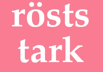 Synonym röststark