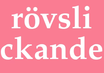 Synonym rövslickande