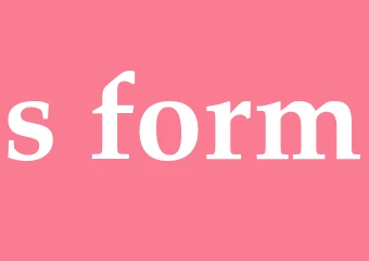 Synonym s-form