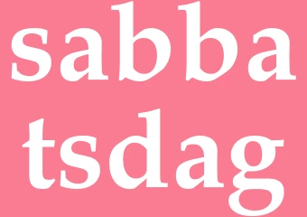 Synonym sabbatsdag
