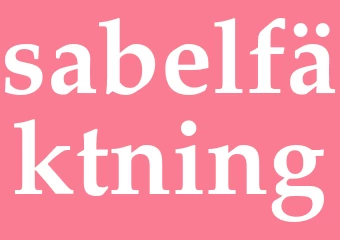Synonym sabelfäktning