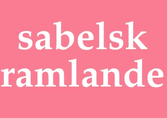 Synonym sabelskramlande