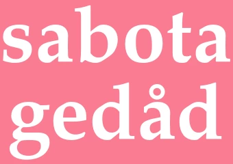 Synonym sabotagedåd