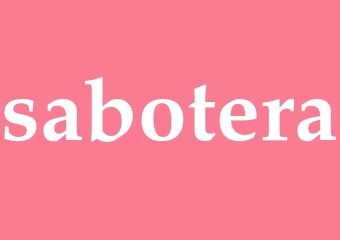 Synonym sabotera