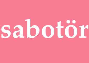 Synonym sabotör