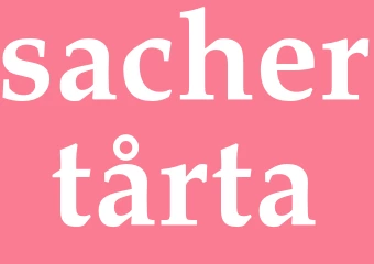 Synonym sachertårta