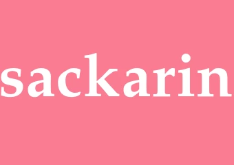 Synonym sackarin
