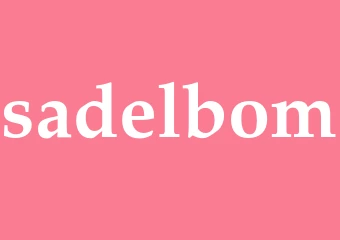 Synonym sadelbom