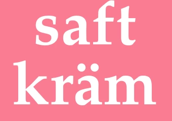 Synonym saftkräm