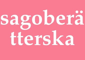 Synonym sagoberätterska