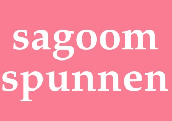 Synonym sagoomspunnen